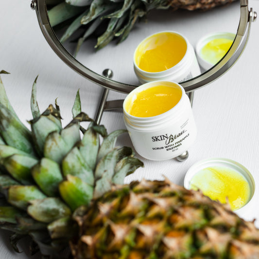 SCRUB WITH PINEAPPLE ENZYMES